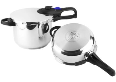 SET OLLAS A PRESIÓN MAGEFESA FAVORITE ACERO INOXIDABLE 3 Y 6 LT.