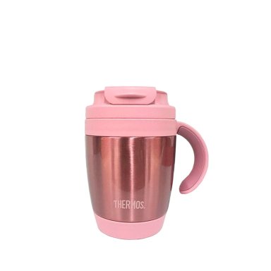 TAZA THERMOS TÉRMICA ACERO ROSADO