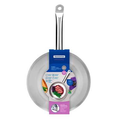 SARTÉN TRAMONTINA PROFESSIONAL ACERO INOXIDABLE PLATEADO - 2