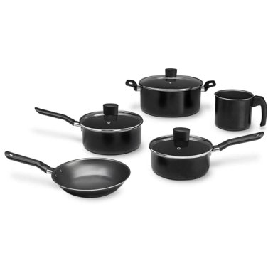 JUEGO DE OLLAS BRINOX EBONY 5.0 PIEZAS NEGRO - 3
