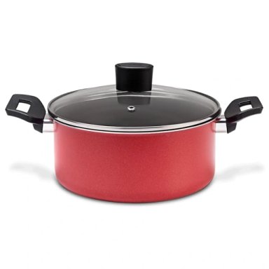 JUEGO DE OLLAS BRINOX GARLIC 5.0 PIEZAS ROJO - 4