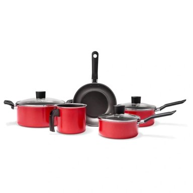JUEGO DE OLLAS BRINOX GARLIC 5.0 PIEZAS ROJO - 7