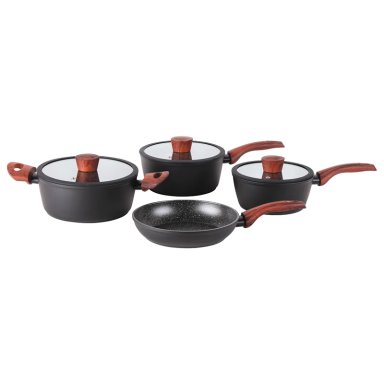 JUEGO DE OLLAS BRINOX SIRIUS 4.0 PIEZAS NEGRO