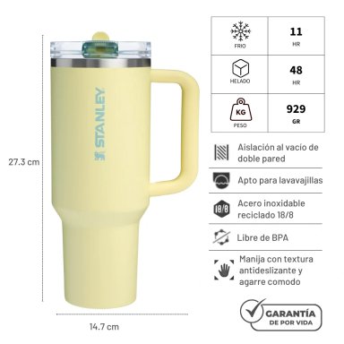 TERMO STANLEY 40OZ QUENCHER PROTOUR POMELO - 3