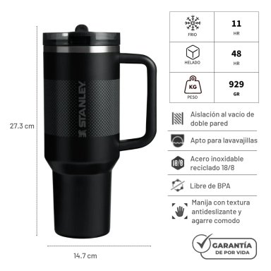 TERMO STANLEY 40OZ QUENCHER PROTOUR BLACK FADE 2.0 - 2