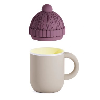 MUG ASOBU HAPPY HAT BEIGE - 3