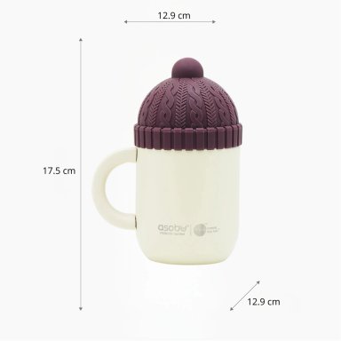 MUG ASOBU HAPPY HAT BEIGE - 4