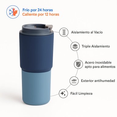 MUG PICK ME UP ASOBU AZUL - 2