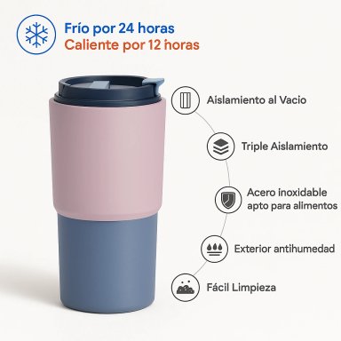 MUG PICK ME UP ASOBU ROSADO - 2
