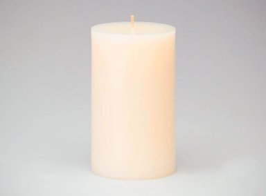 VELA PARAFINA 9 X 15 CM IVORY
