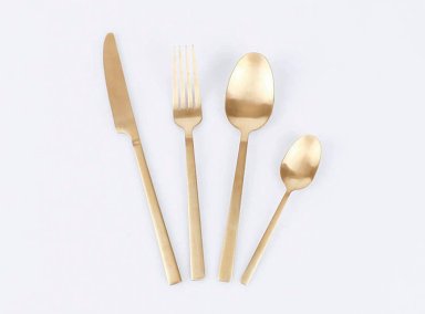 SET CUBIERTOS RIPLEY HOME GOLD 24 PIEZAS