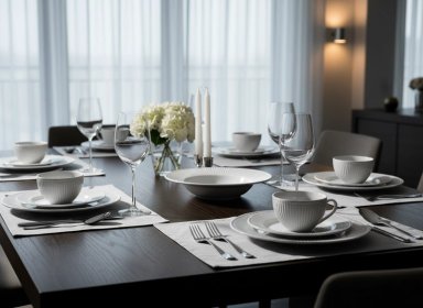 VAJILLA RIPLEY HOME SET NEW ROSSIE PORCELANA 20 PIEZAS - 2