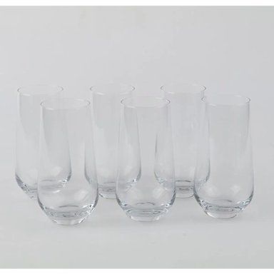 SET 6 VASOS RIPLEY HOME ALTO SPLENDOUR VIDRIO TRANSPARENTE 480 ML