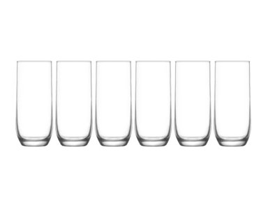 SET 6 VASOS RIPLEY HOME PROMO NEW VIDRIO