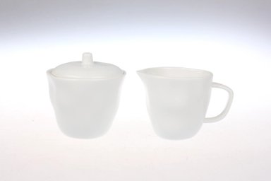 SET AZUCARERO + CREMERO MAISON LINETT BLANCO ART