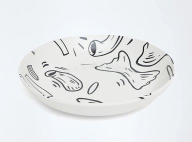 SET 4 BOWLS PASTA B&W - 4