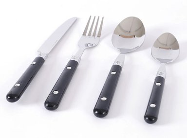 SET CUBIERTOS RIPLEY HOME NEGRA 24 PIEZAS - 7