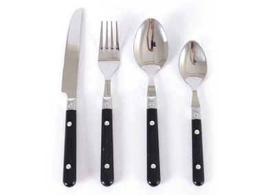 SET CUBIERTOS RIPLEY HOME NEGRA 24 PIEZAS - 8