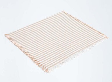 SET INDIVIDUALES MAISON LINETT RAYAS 4 PIEZAS TAUPE - 2