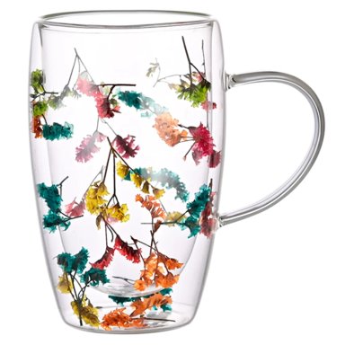 TAZA RIPLEY HOME MULTICOLOR FLORES DOBLE PARED