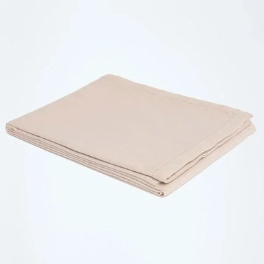 MANTEL RIPLEY HOME LISO ALGODÓN 180 X 180 CM BEIGE