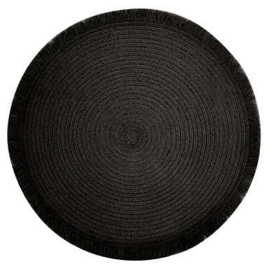 INDIVIDUAL RIPLEY HOME FLECOS 4 PIEZAS NEGRO