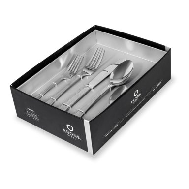 CUBIERTOS KRONS SET MANCHESTER ACERO INOXIDABLE 30 PIEZAS - 2