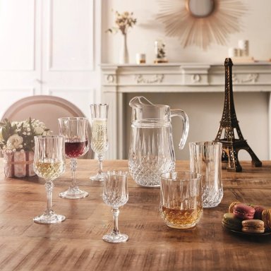 SET X6 VASO BAJO CRISTAL D'ARQUES LONGCHAMP 320 ML - 3