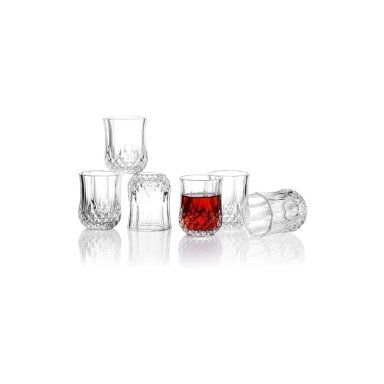 SET X6 VASO SHOT CRISTAL D'ARQUES LONGCHAMP 45 ML - 2