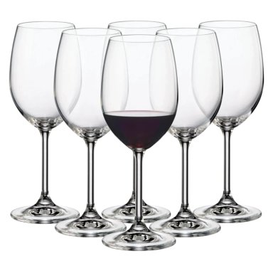 SET 6 COPAS RIPLEY HOME VINO TRANSPARENTE