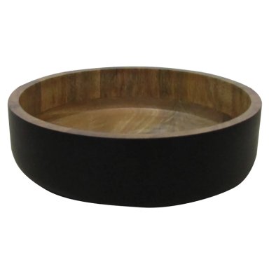 ENSALADERA RIPLEY HOME MADERA NEGRO 25.4X25.4 CM