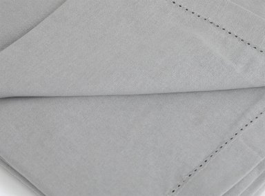 MANTEL RIPLEY HOME LISO ALGODÓN GRIS 150X210 CM