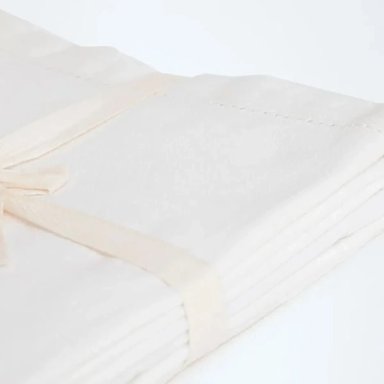 MANTEL RIPLEY HOME LISO ALGODÓN BLANCO 150X210 CM - 3