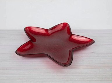 POCILLO RIPLEY HOME ESTRELLA GLITTER ROJO - 3