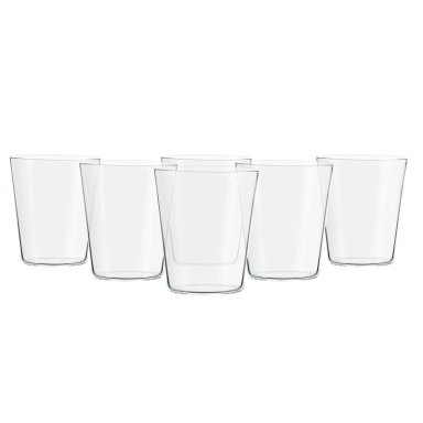 SET X6 VASOS CORTOS RIPLEY HOME LISO VIDRIO