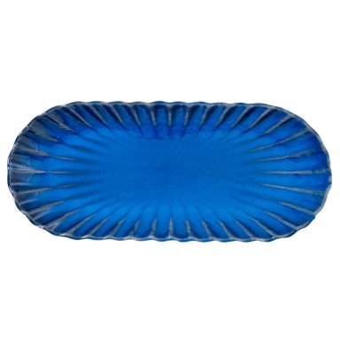 FUENTE OVAL RIPLEY HOME ARMONÍA AZUL GRES 15X35 CM