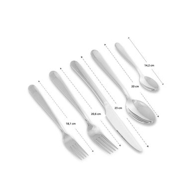 CUCHILLERIA DE COCINA KRONS LIVERPOOL 30 PIEZAS ACERO - 5