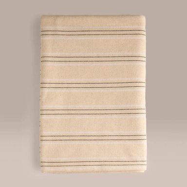 MANTEL RIPLEY HOME LÍNEAS BEIGE 180X240 CM - 2