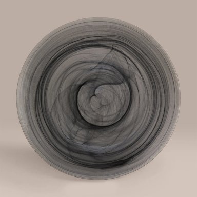 PLATÓN RIPLEY HOME VIDRIO NERO