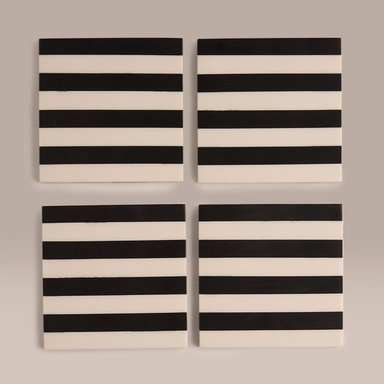 SET X4 POSAVASOS RIPLEY HOME BICOLOR NERO - 3