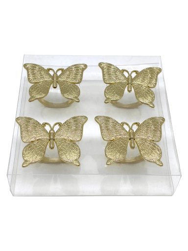 SET X4 PORTA SERVILLETAS RIPLEY HOME MARIPOSA AMELIE - 3