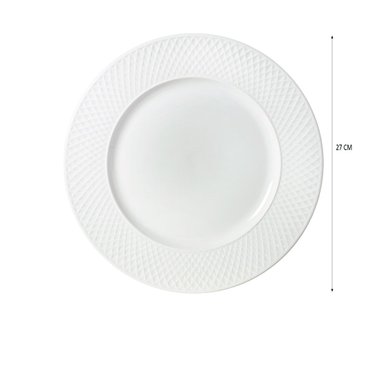PLATO DE FONDO FERRAND EC309006 PORCELANA - 2