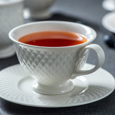 TAZA CON PLATO FERRAND EC309608-18 PORCELANA - 3