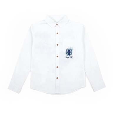 CAMISA MANGA LARGA NIÑO PIONIER BLANCO ERNESTO-MARVEL 