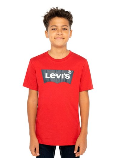 POLO MANGA CORTA ALGODÓN NIÑO LEVI'S ROJO LOGO BATWING 918157-R86