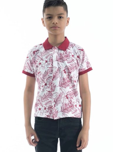 POLO MANGA CORTA ALGODÓN NIÑO WOALLANCE 80-LG76423 I24-25 CAMISERO - 1