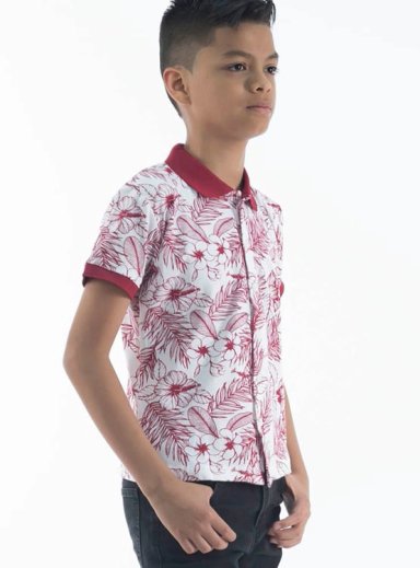POLO MANGA CORTA ALGODÓN NIÑO WOALLANCE 80-LG76423 I24-25 CAMISERO - 2