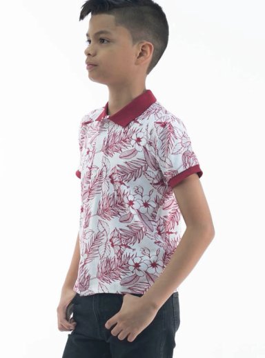 POLO MANGA CORTA ALGODÓN NIÑO WOALLANCE 80-LG76423 I24-25 CAMISERO - 3