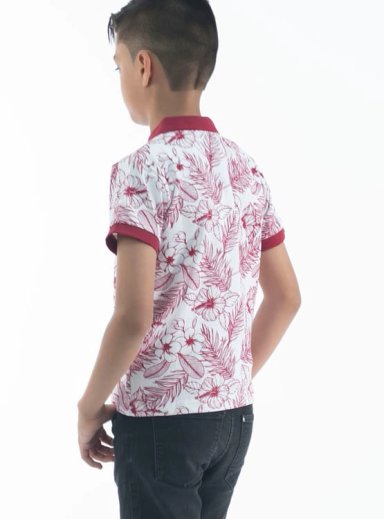 POLO MANGA CORTA ALGODÓN NIÑO WOALLANCE 80-LG76423 I24-25 CAMISERO - 4
