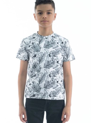 POLO MANGA CORTA ALGODÓN NIÑO WOALLANCE 76-LG76420 I24-25